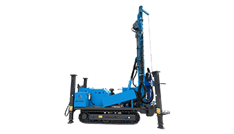 Crawler water well drilling rig