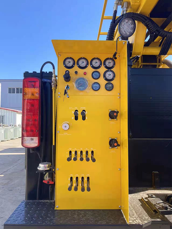 D miningwell water well drilling truck for sale 350 meters outdoor water well drill rig with compressor