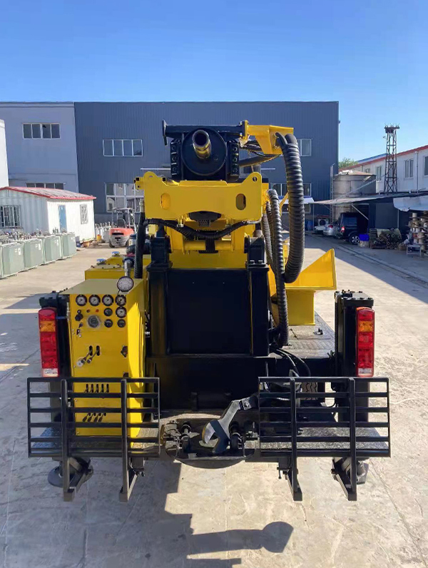 D miningwell water well drilling truck for sale 350 meters outdoor water well drill rig with compressor