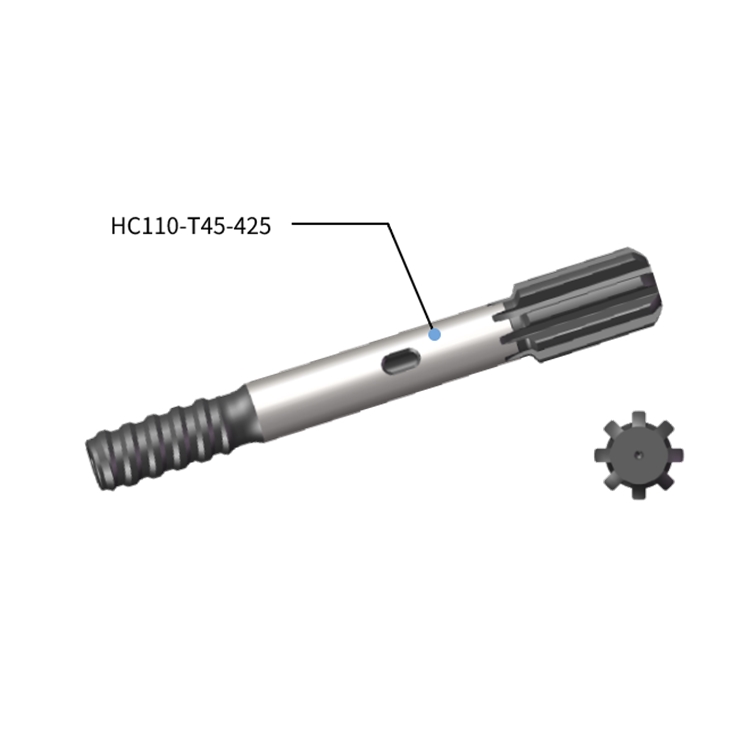 D miningwell shank adapter t38 r38 HD609 690mm For Quarry