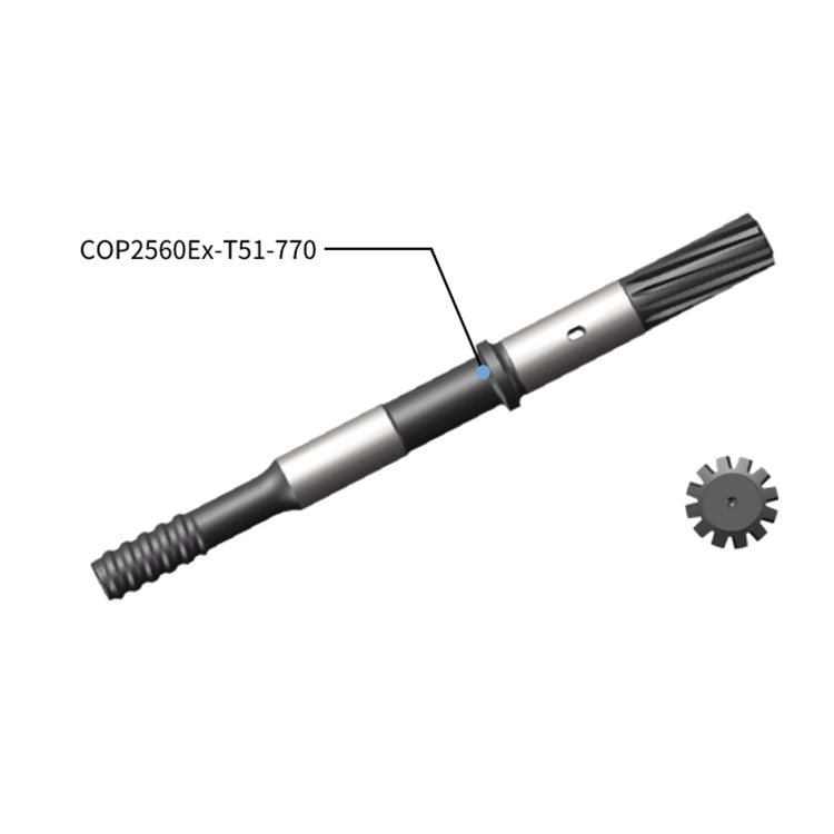 D miningwell shank adapter t38 r38 BBE57 540mm Shank Adapter For Tunneling