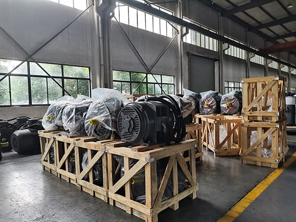D miningwell high quality air compressor factory production workshop
