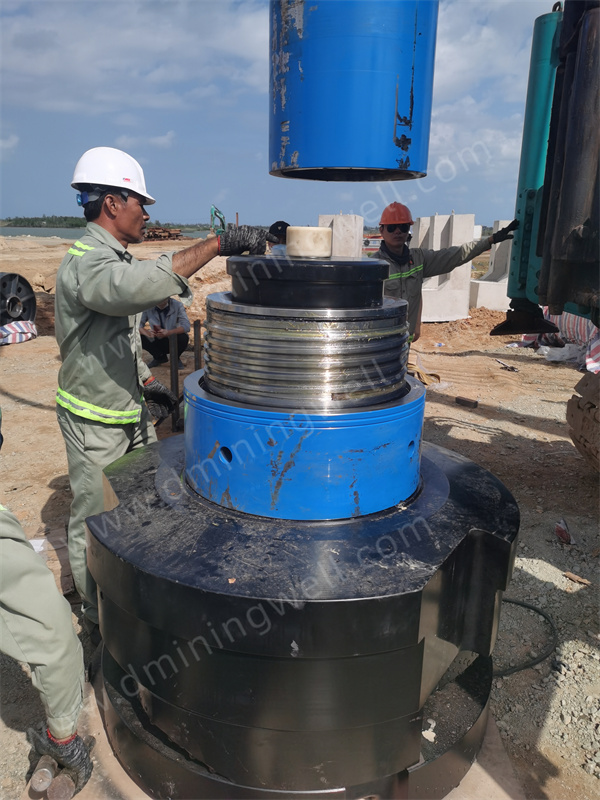 D Miningwell pipe borewell pipeline casing for cofferdam sheet pile