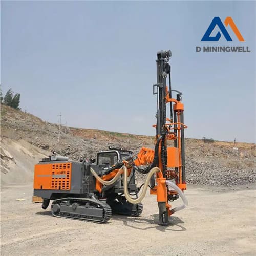 dth drill rig for blast-hole in quarry