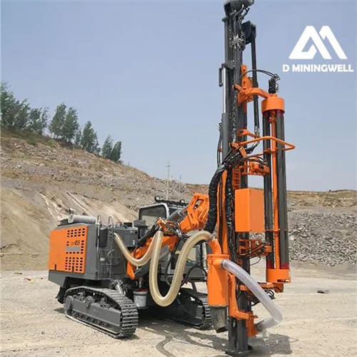 dth drill rig for blast-hole in quarry