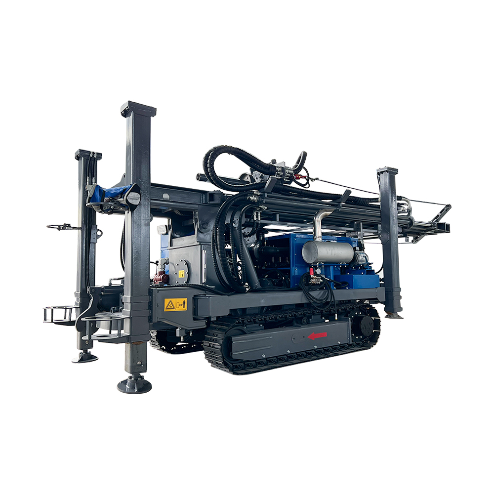 Crawler water well drilling rig 350III-Low cost drilling tools