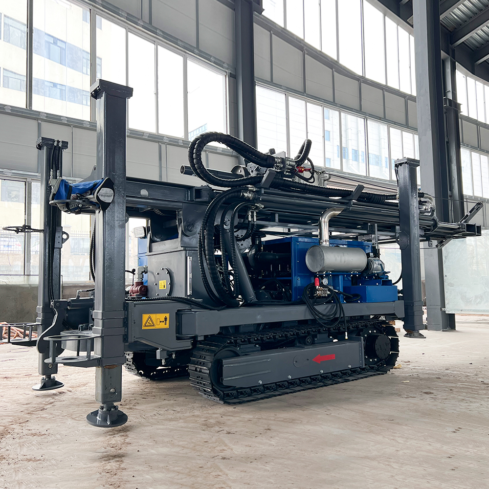 Crawler water well drilling rig 350III-Low cost drilling tools