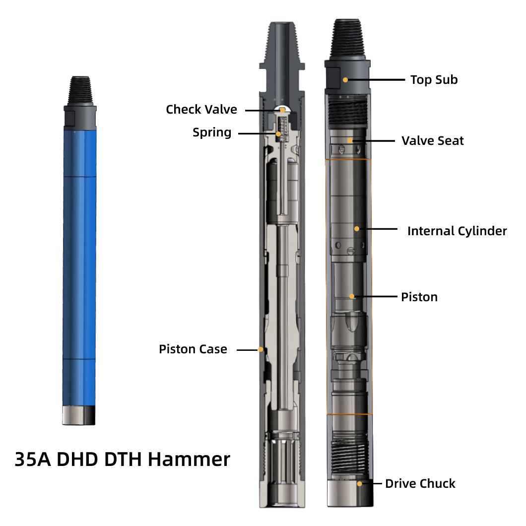 Down-the-hole drilling hammer impactor product details